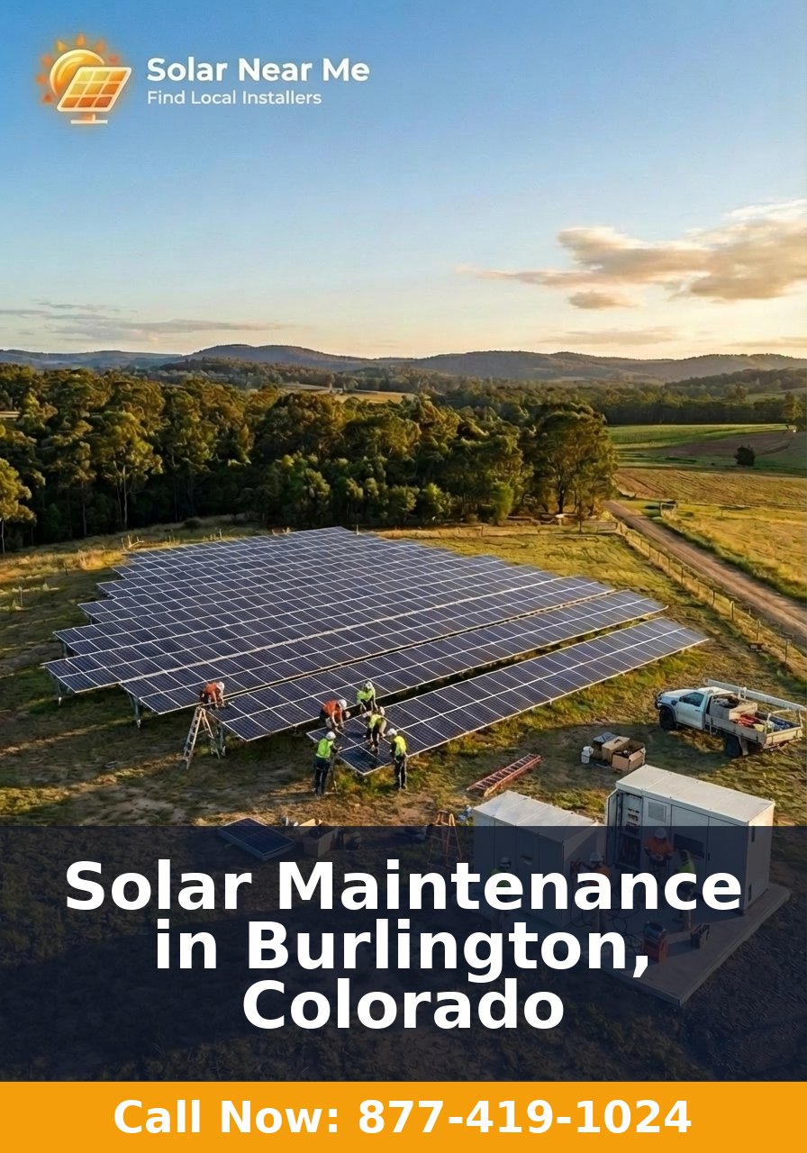 Solar Maintenance in Burlington, Colorado