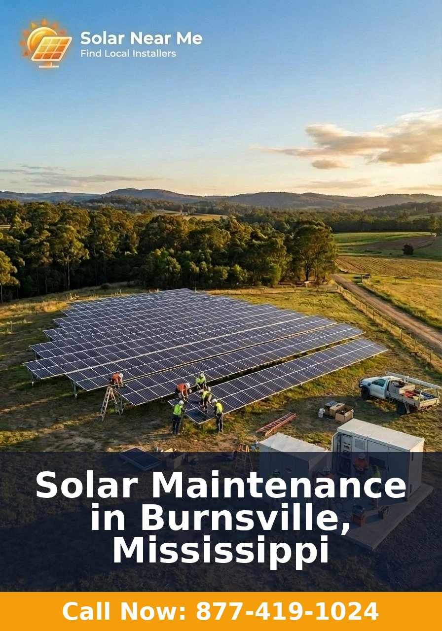 Solar Maintenance in Burnsville, Mississippi