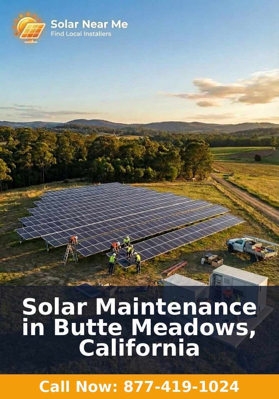 Solar Maintenance in Butte Meadows, California