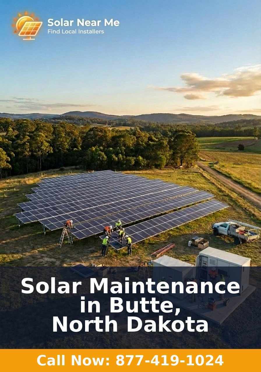 Solar Maintenance in Butte, North Dakota