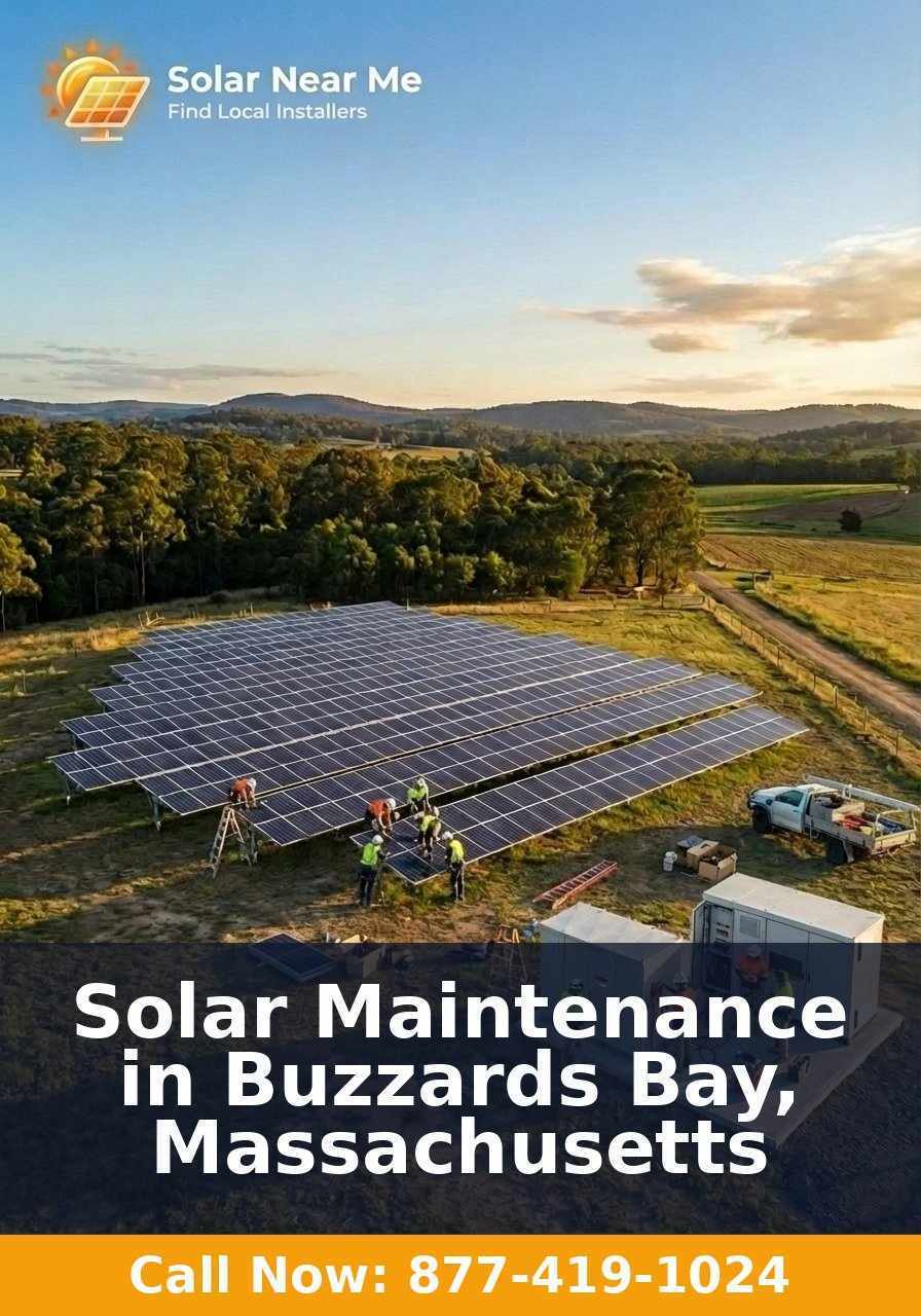 Solar Maintenance in Buzzards Bay, Massachusetts