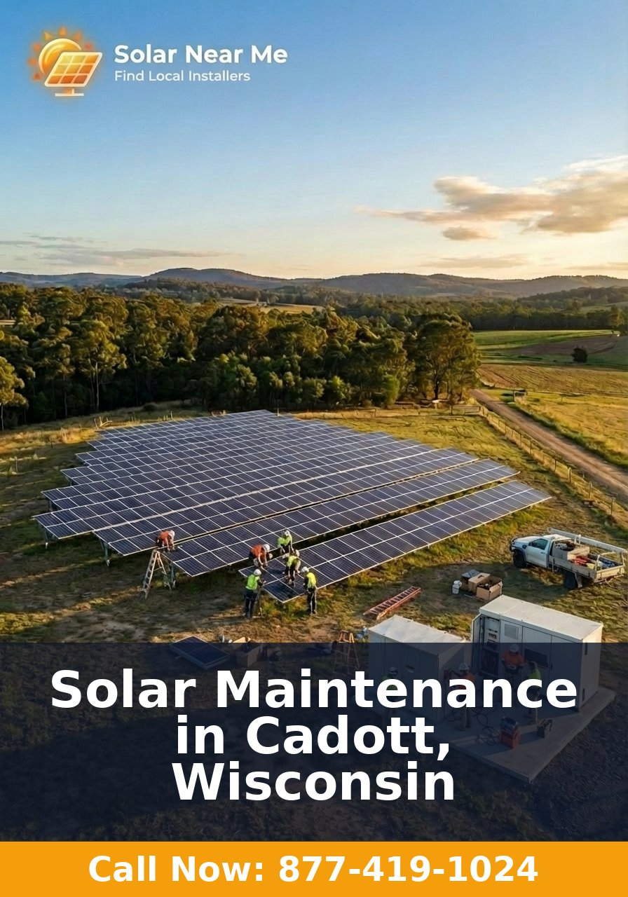 Solar Maintenance in Cadott, Wisconsin