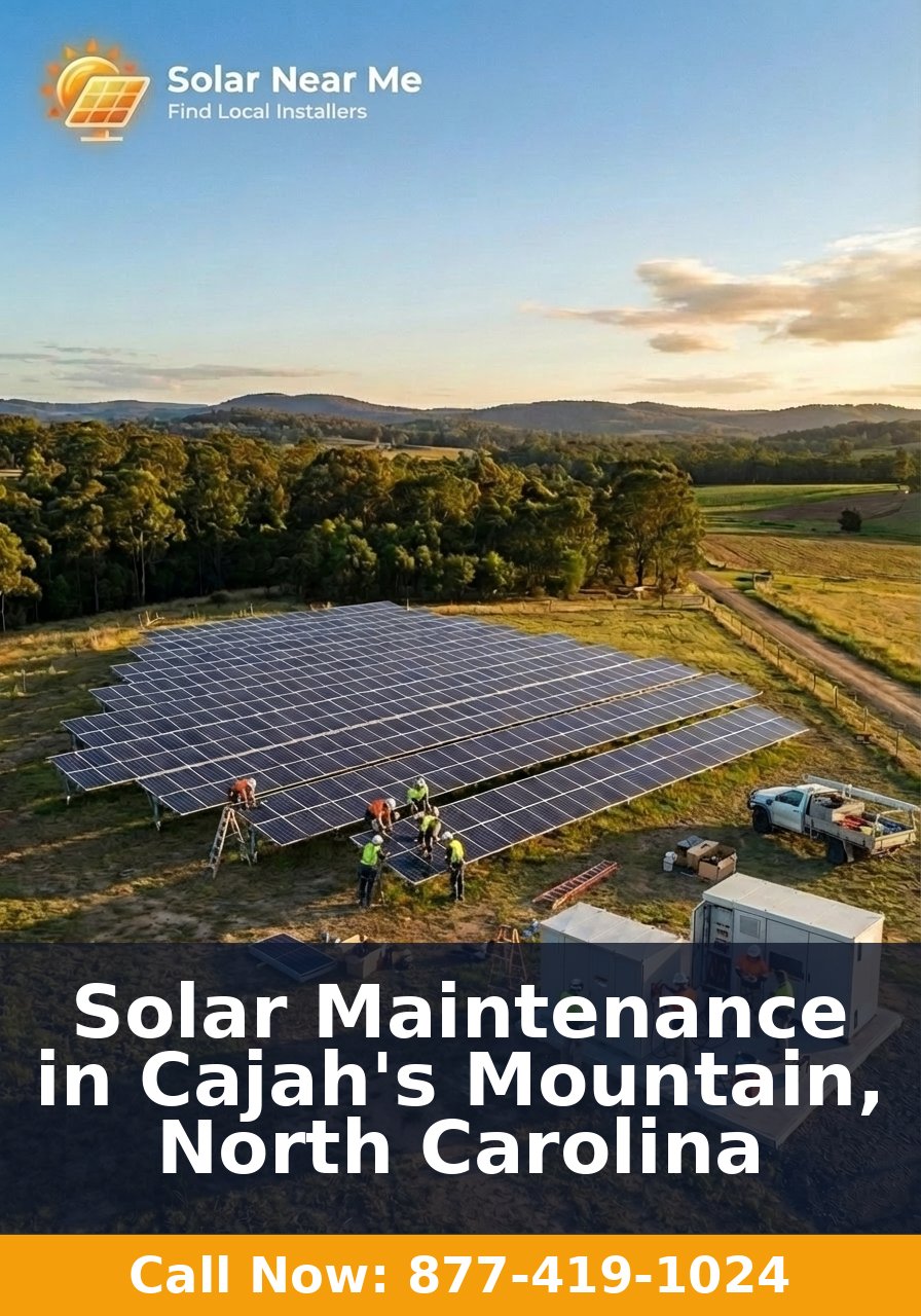 Solar Maintenance in Cajah's Mountain, North Carolina