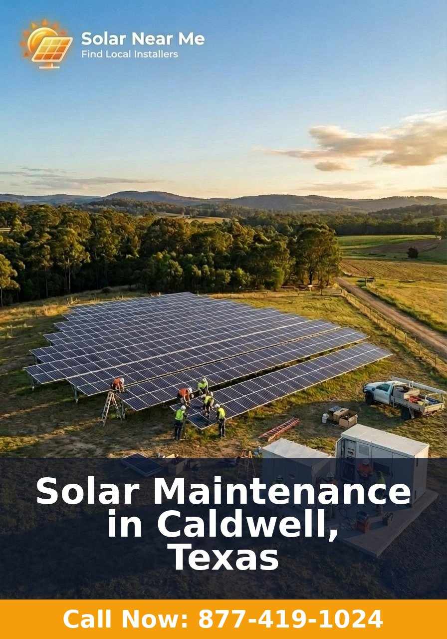Solar Maintenance in Caldwell, Texas