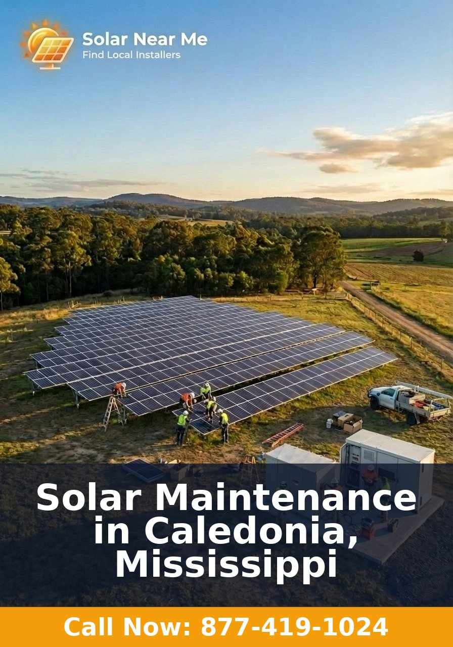 Solar Maintenance in Caledonia, Mississippi