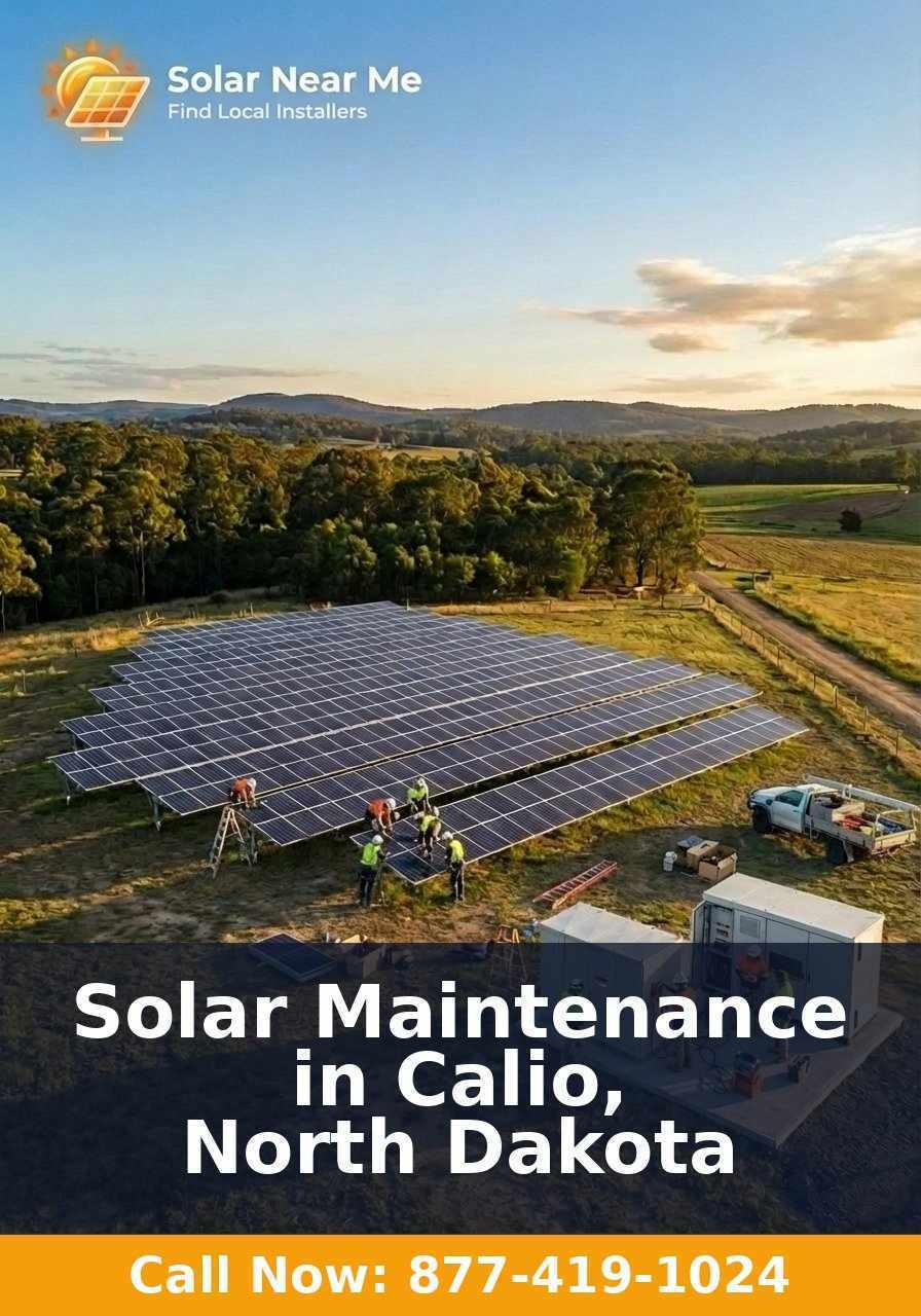Solar Maintenance in Calio, North Dakota