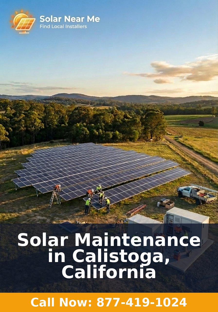 Solar Maintenance in Calistoga, California