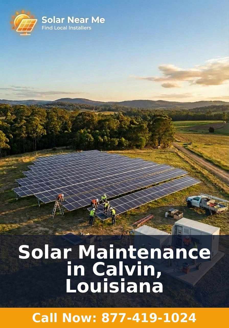 Solar Maintenance in Calvin, Louisiana