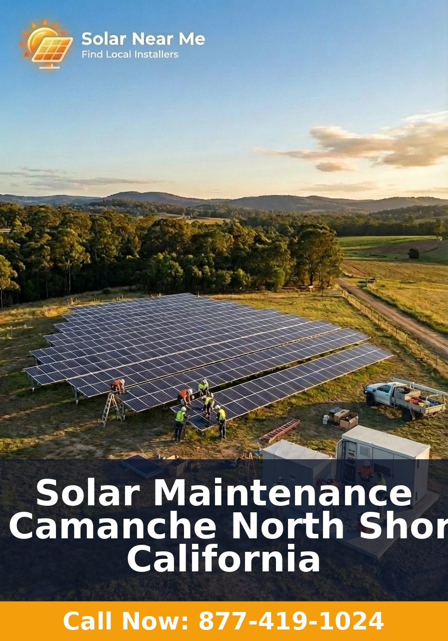 Solar Maintenance in Camanche North Shore, California