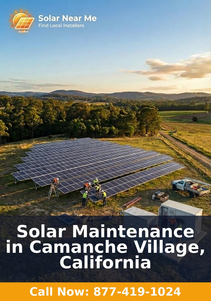 Solar Maintenance in Camanche Village, California
