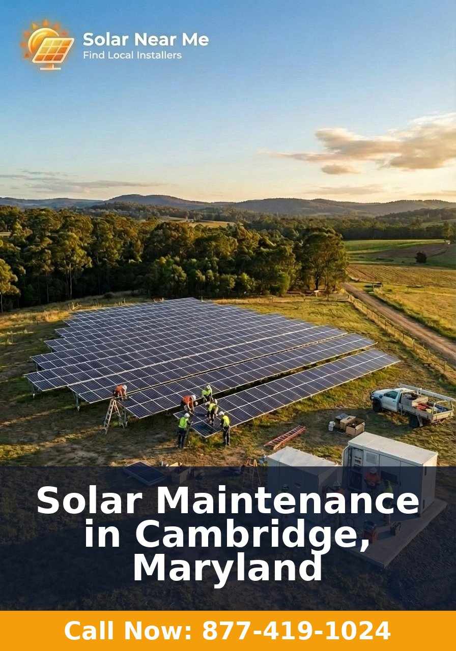 Solar Maintenance in Cambridge, Maryland