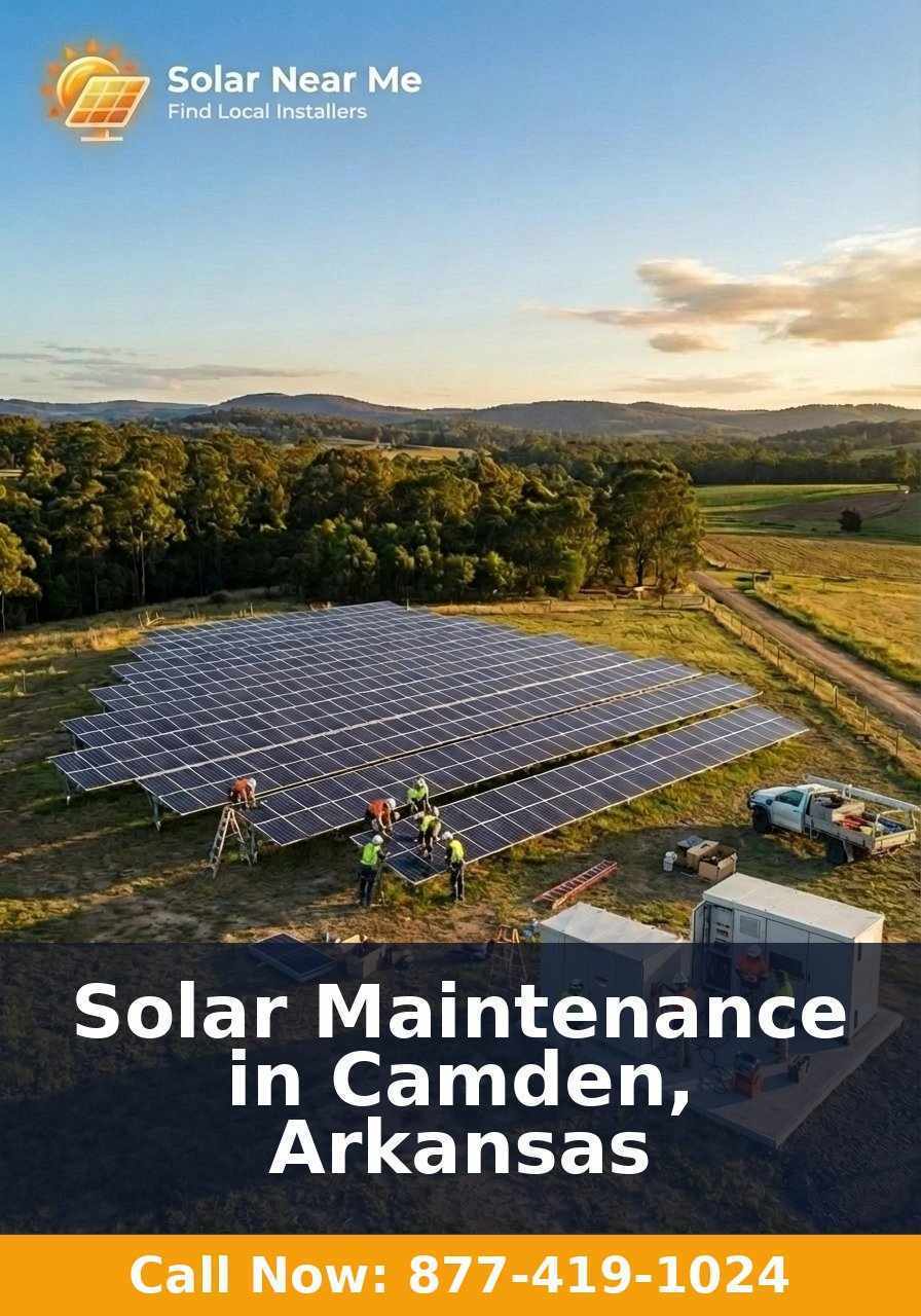 Solar Maintenance in Camden, Arkansas