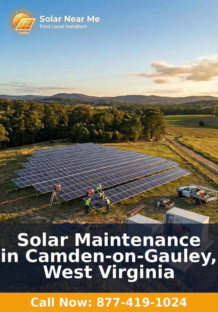 Solar Maintenance in Camden-on-Gauley, West Virginia