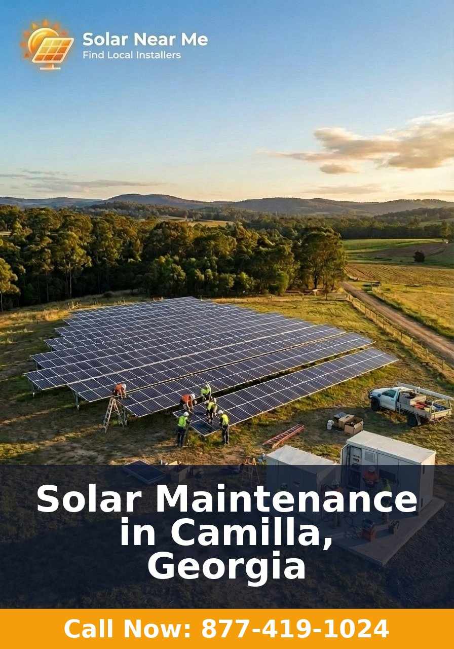 Solar Maintenance in Camilla, Georgia
