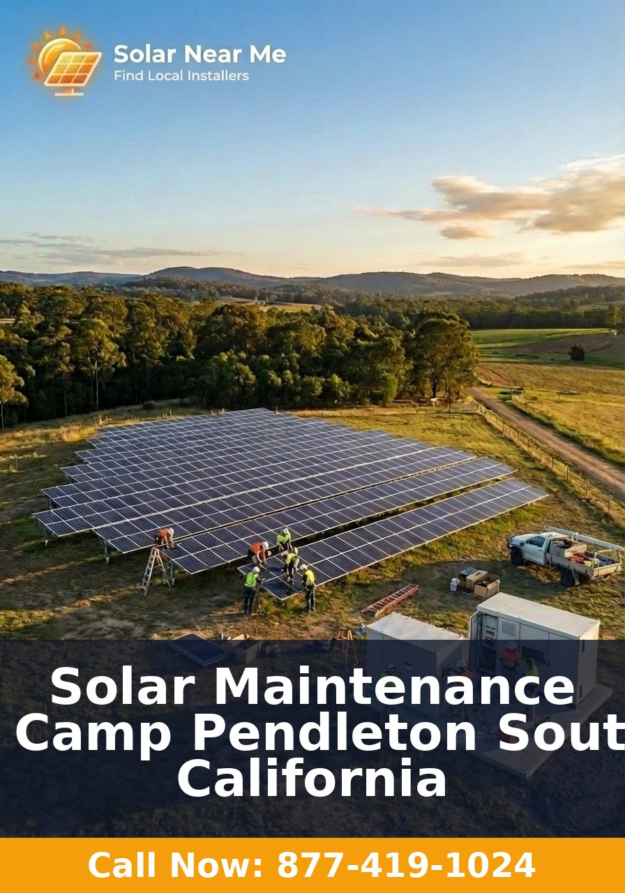 Solar Maintenance in Camp Pendleton South, California