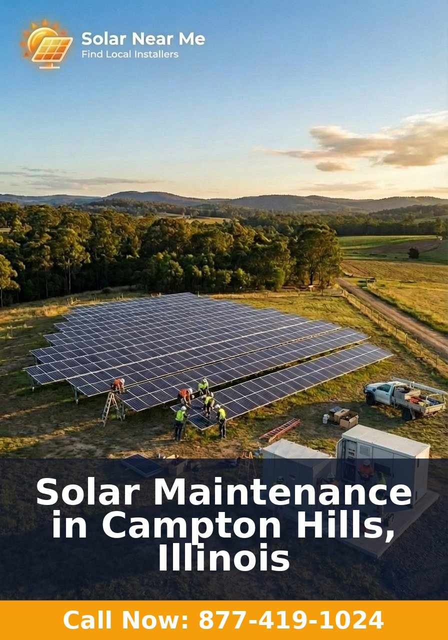 Solar Maintenance in Campton Hills, Illinois