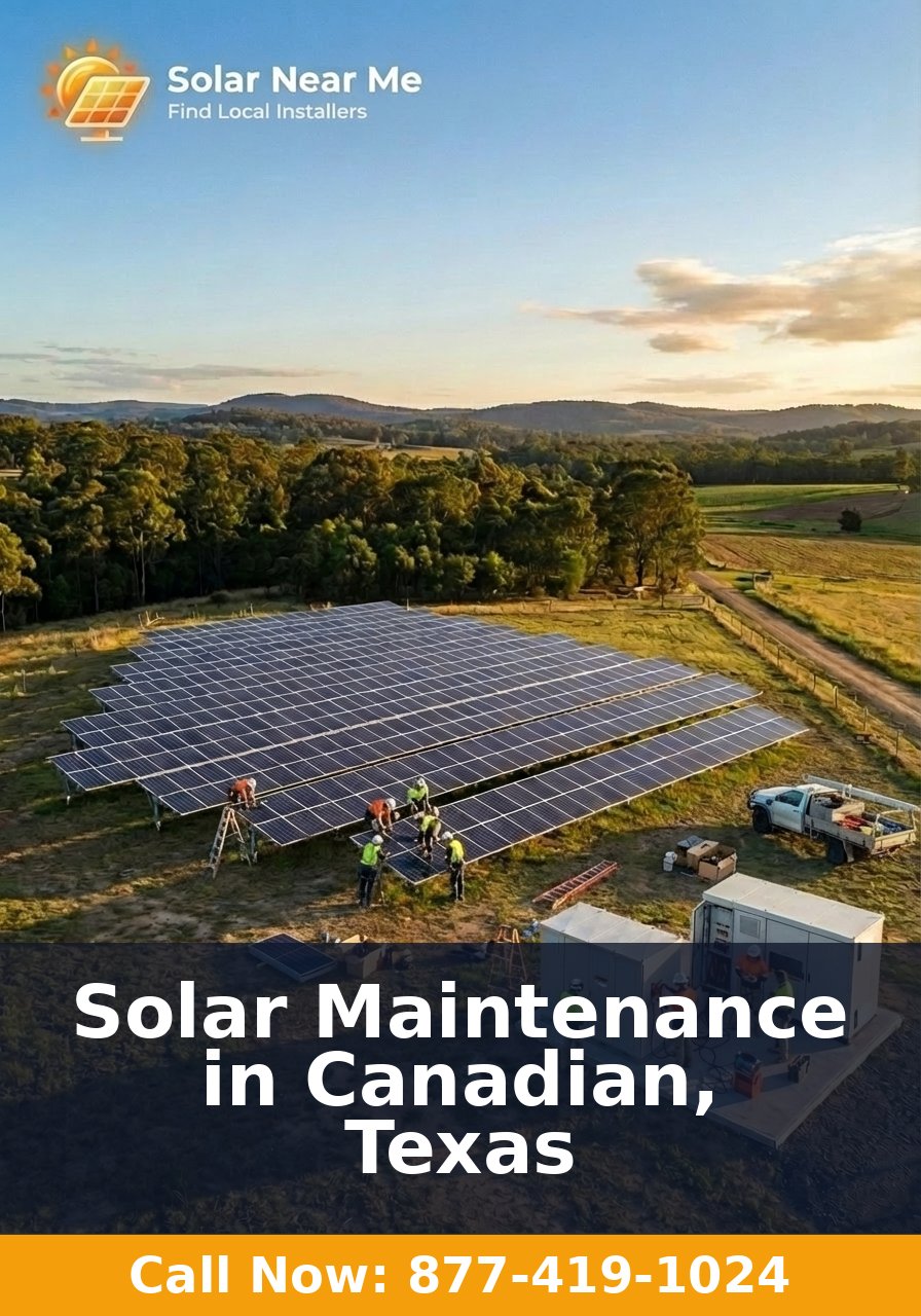 Solar Maintenance in Canadian, Texas