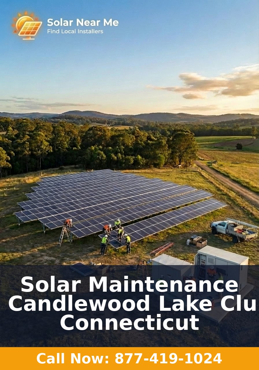 Solar Maintenance in Candlewood Lake Club, Connecticut