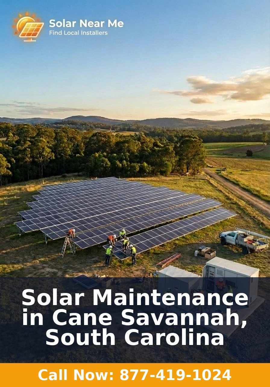 Solar Maintenance in Cane Savannah, South Carolina