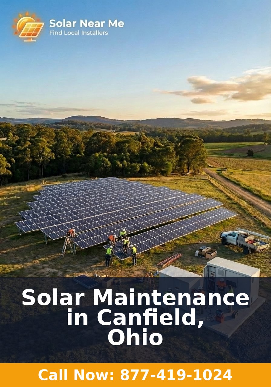 Solar Maintenance in Canfield, Ohio