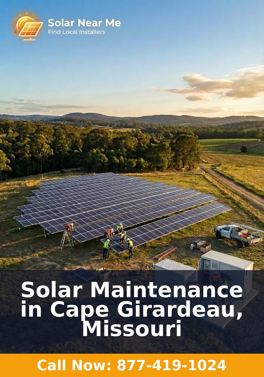 Solar Maintenance in Cape Girardeau, Missouri