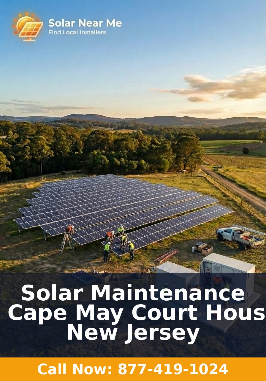Solar Maintenance in Cape May Court House, New Jersey