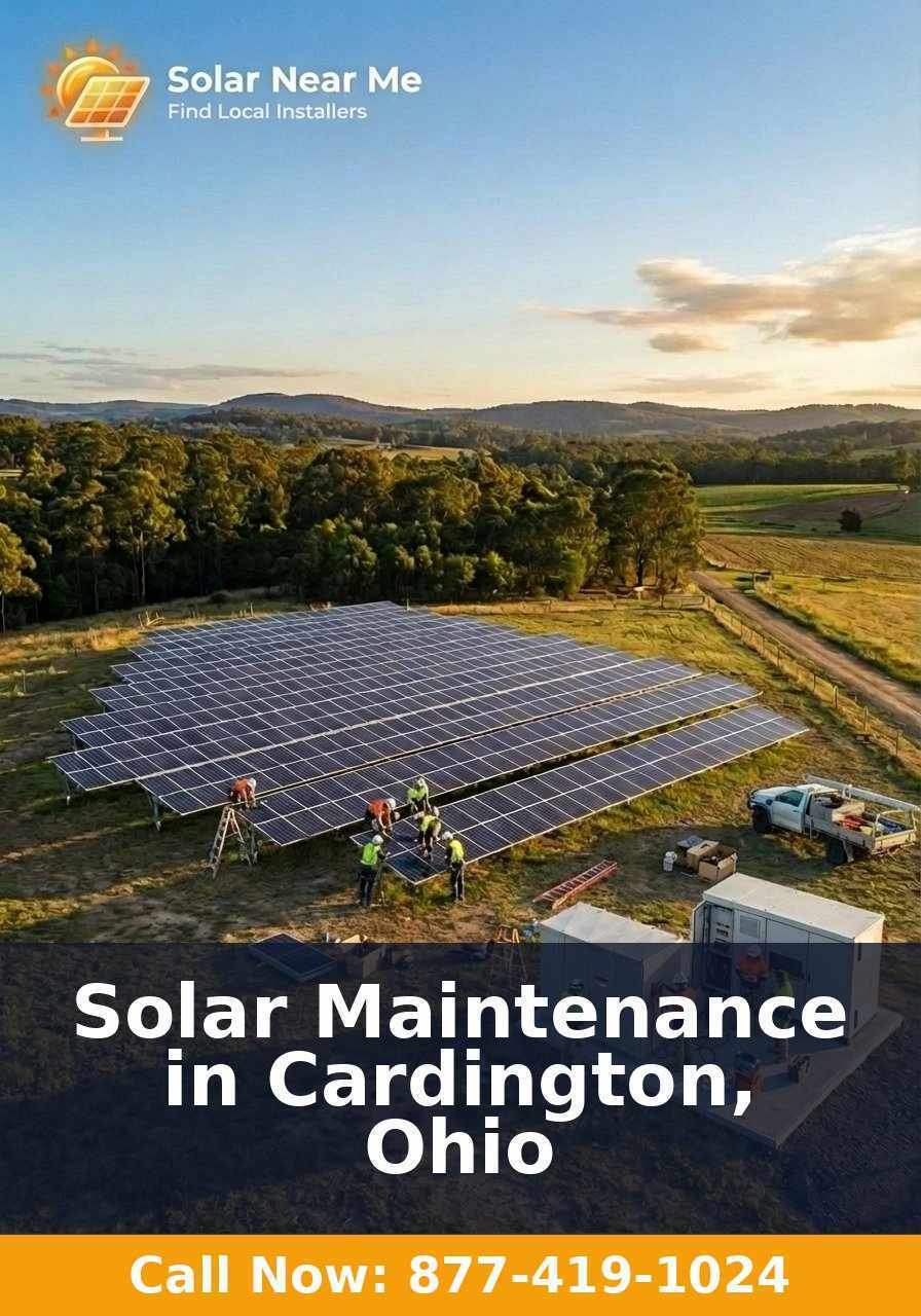 Solar Maintenance in Cardington, Ohio