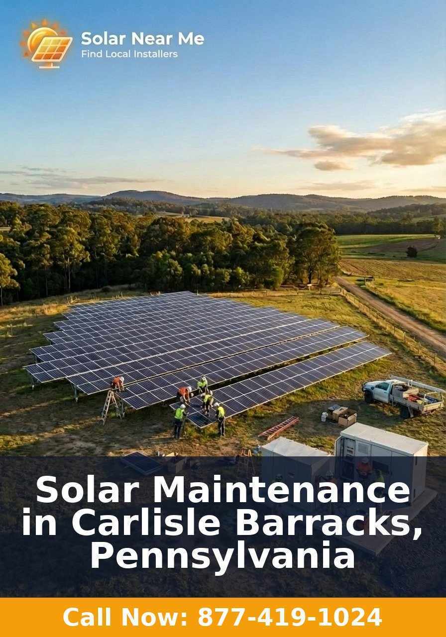 Solar Maintenance in Carlisle Barracks, Pennsylvania
