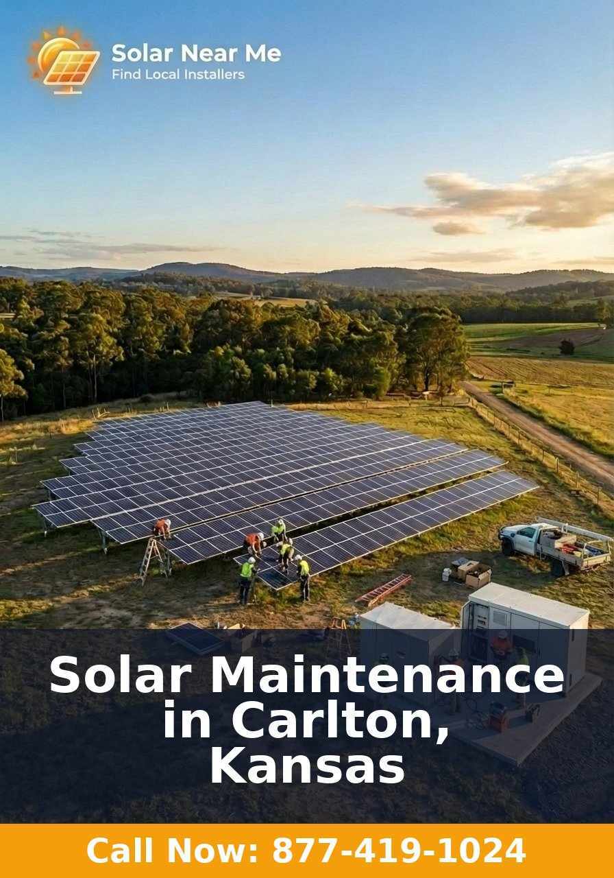 Solar Maintenance in Carlton, Kansas