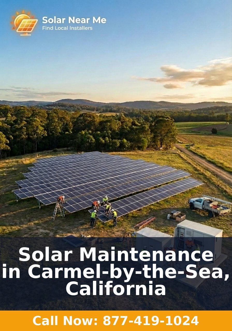 Solar Maintenance in Carmel-by-the-Sea, California