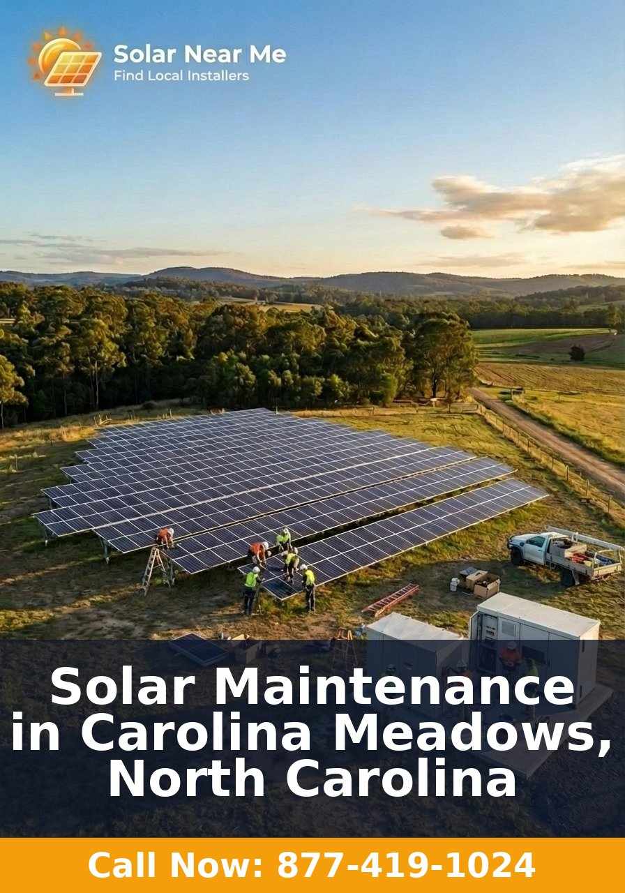 Solar Maintenance in Carolina Meadows, North Carolina