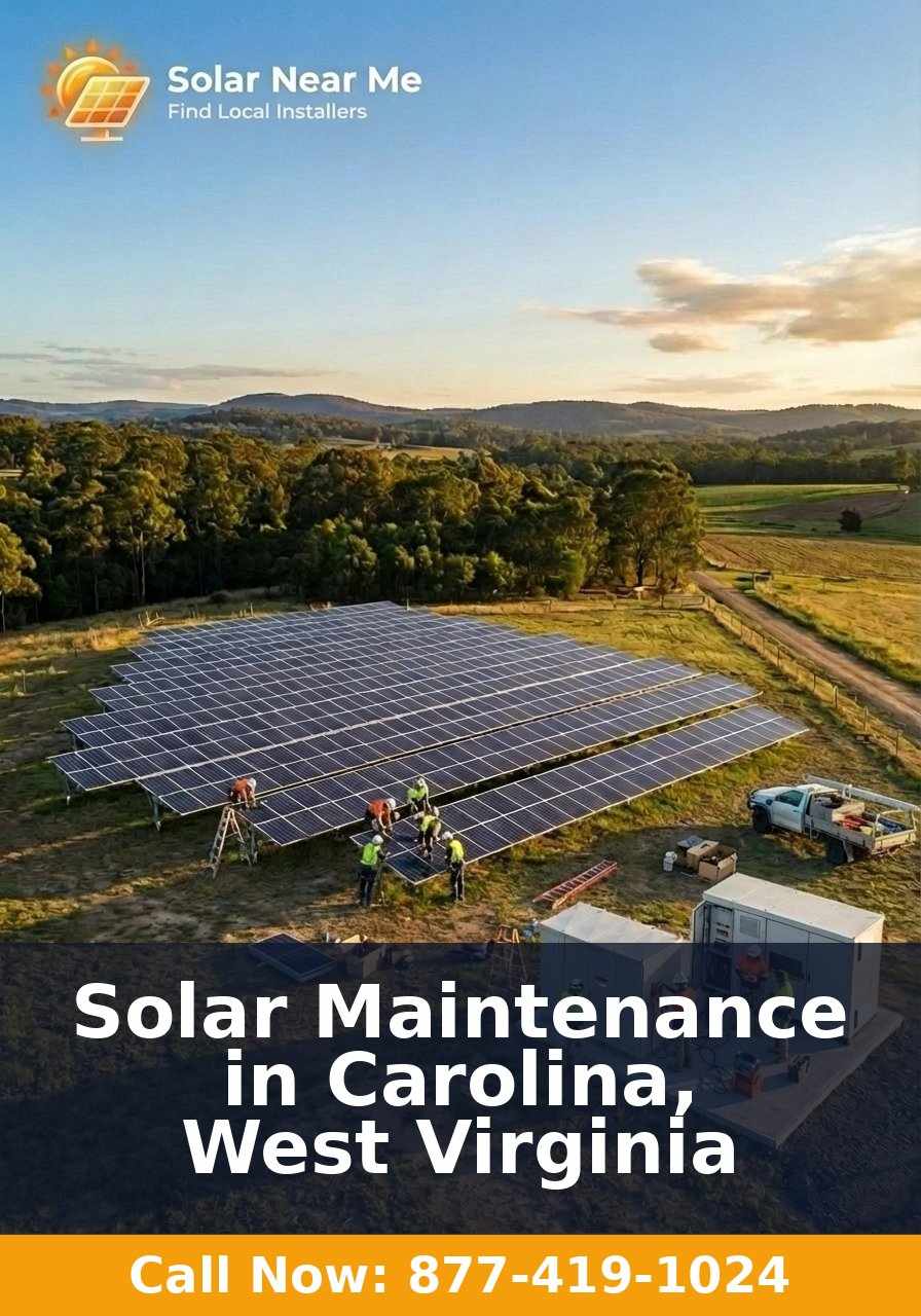 Solar Maintenance in Carolina, West Virginia