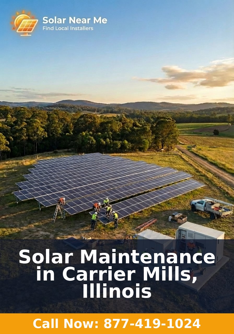Solar Maintenance in Carrier Mills, Illinois