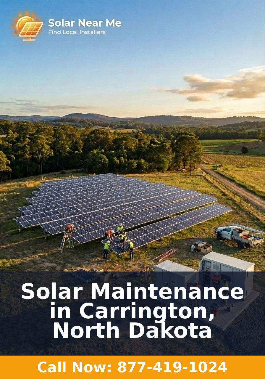 Solar Maintenance in Carrington, North Dakota