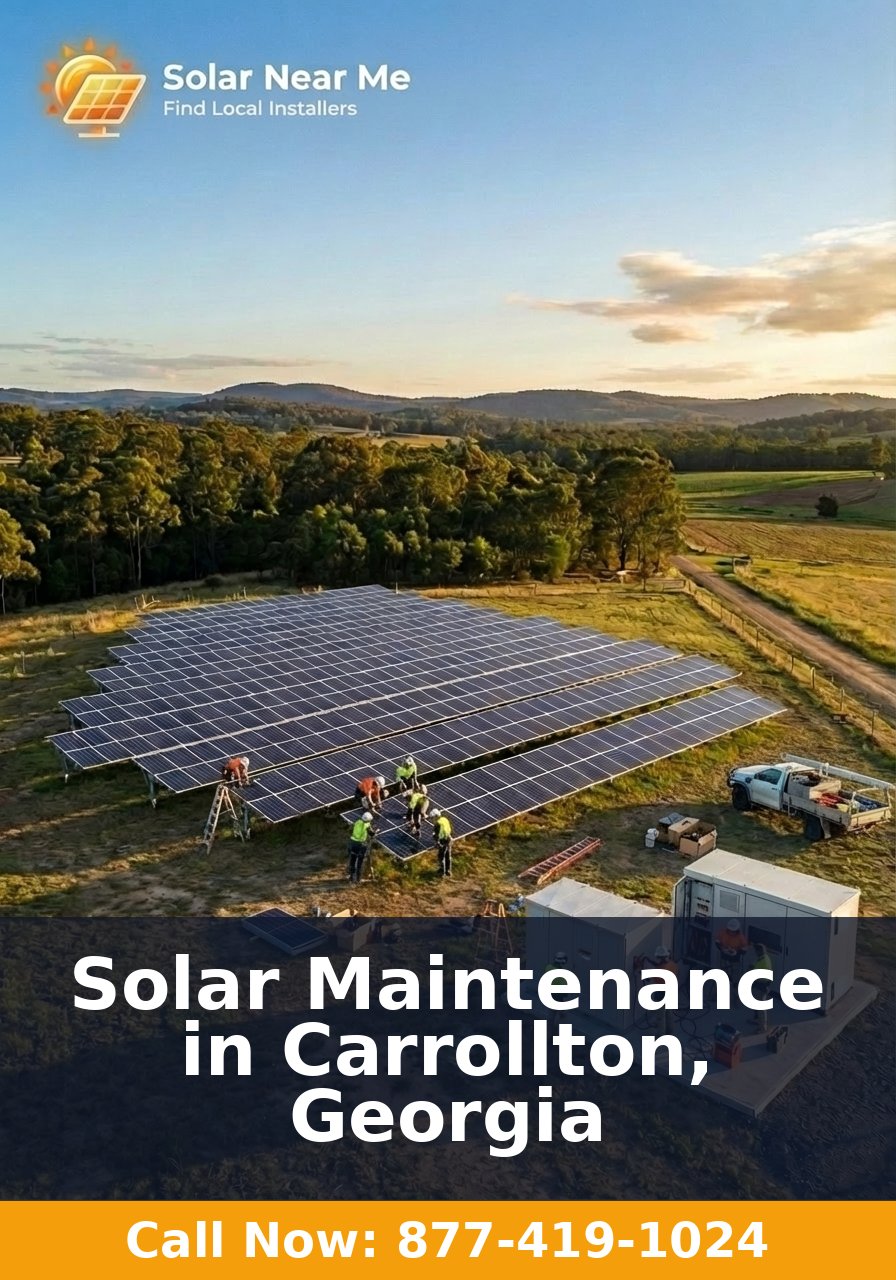 Solar Maintenance in Carrollton, Georgia