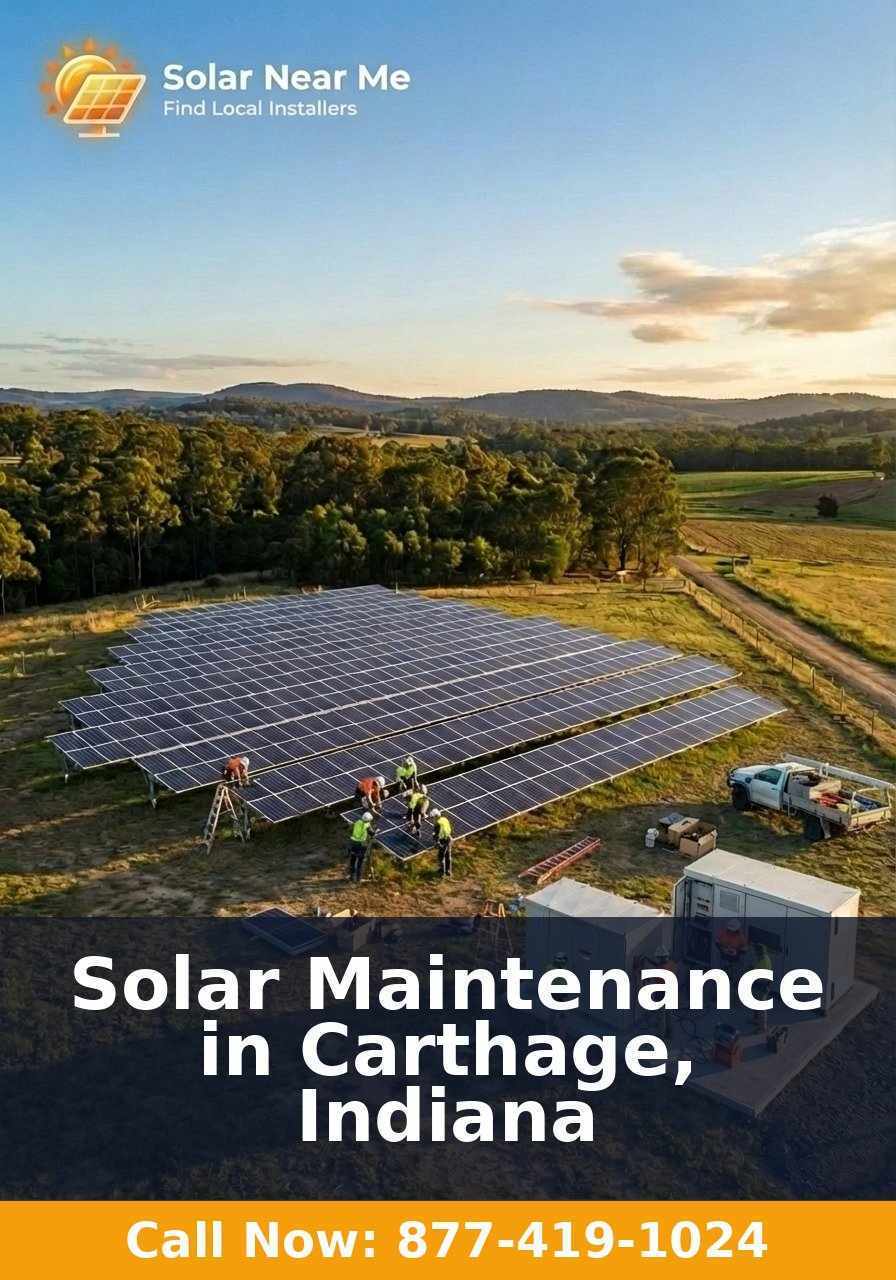 Solar Maintenance in Carthage, Indiana