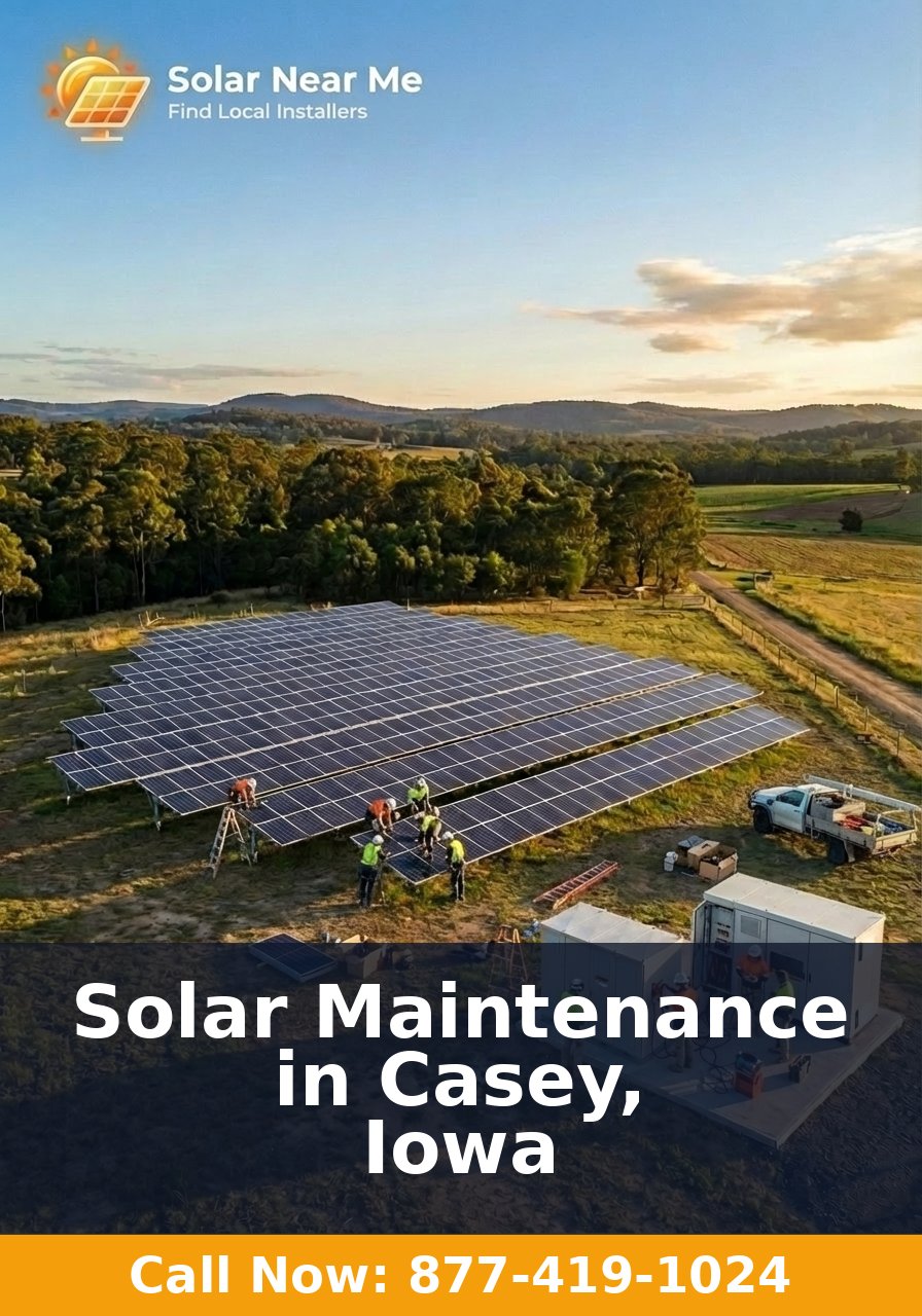 Solar Maintenance in Casey, Iowa