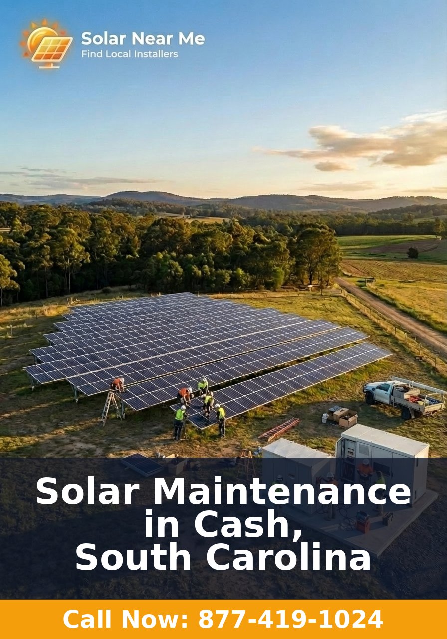 Solar Maintenance in Cash, South Carolina