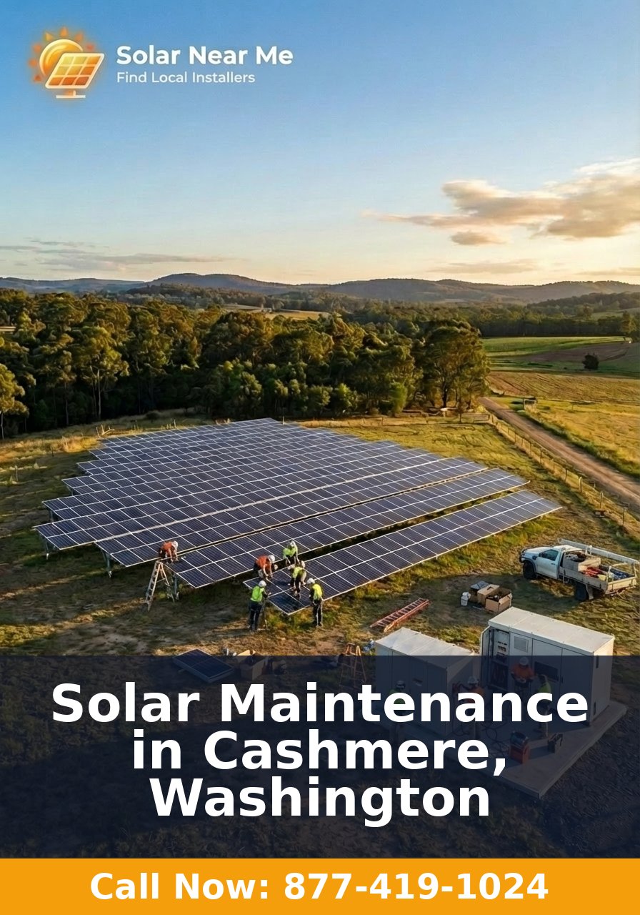 Solar Maintenance in Cashmere, Washington