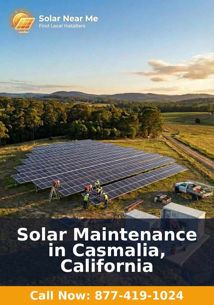 Solar Maintenance in Casmalia, California
