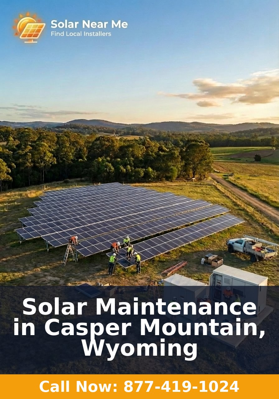 Solar Maintenance in Casper Mountain, Wyoming