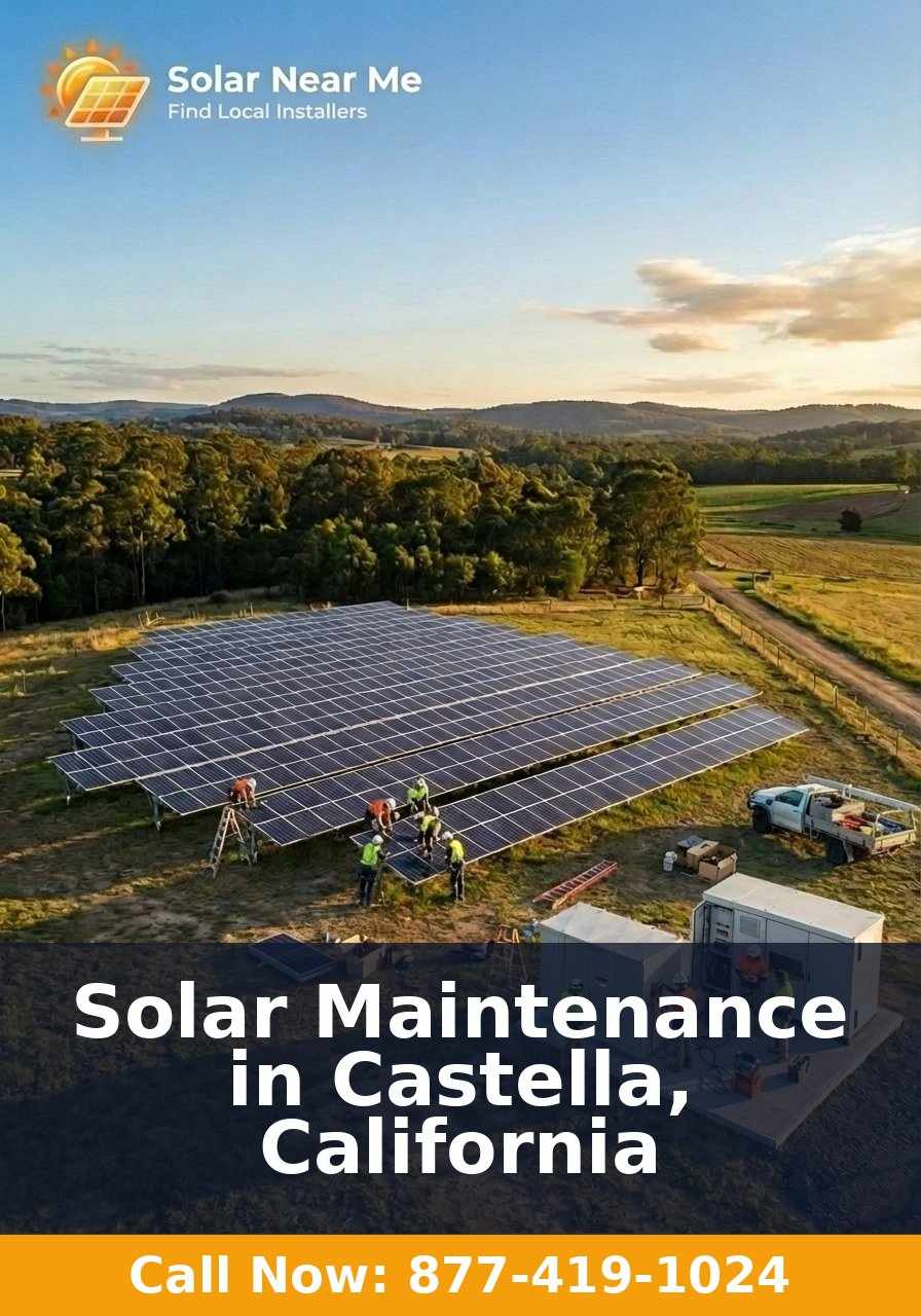 Solar Maintenance in Castella, California