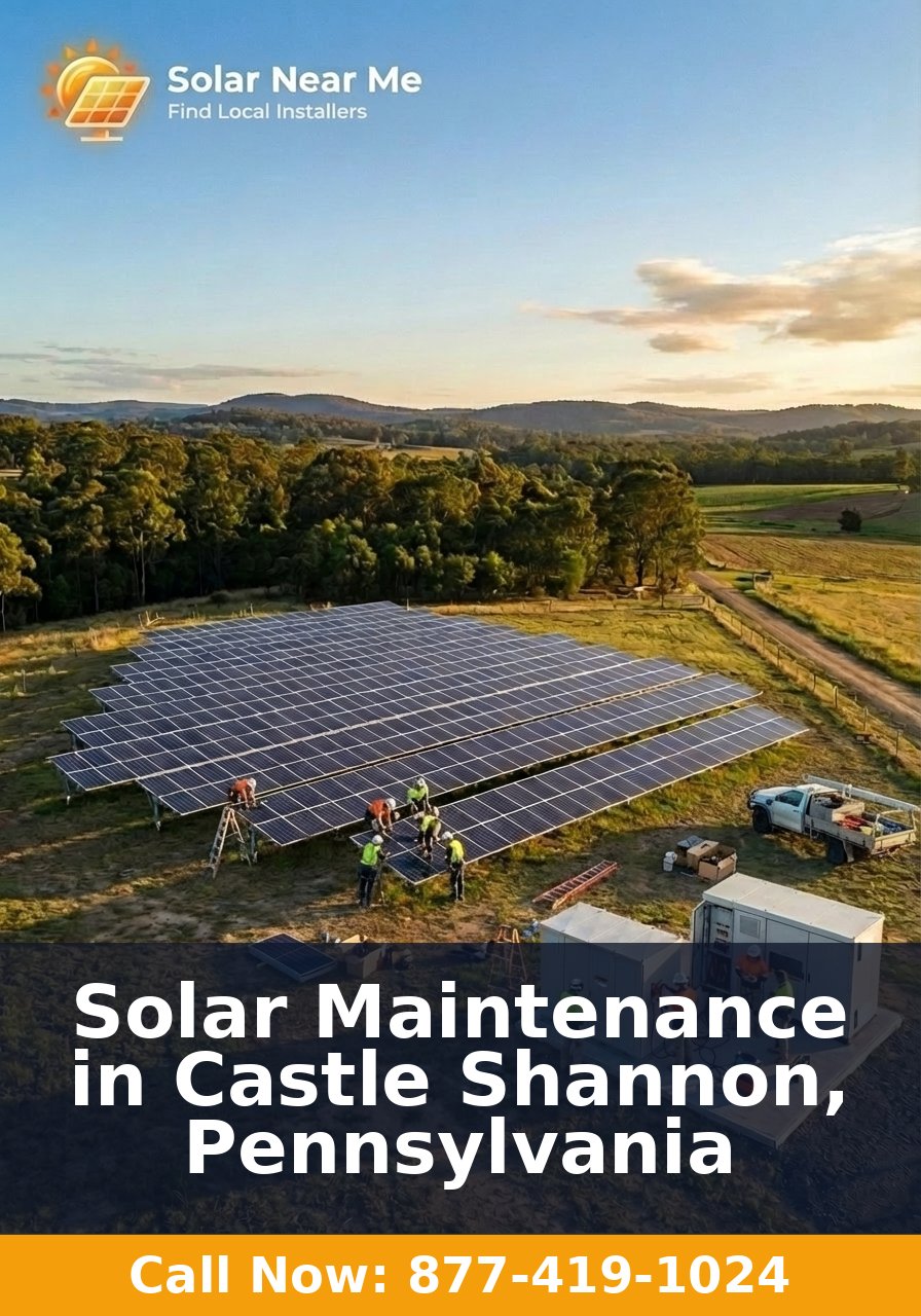 Solar Maintenance in Castle Shannon, Pennsylvania
