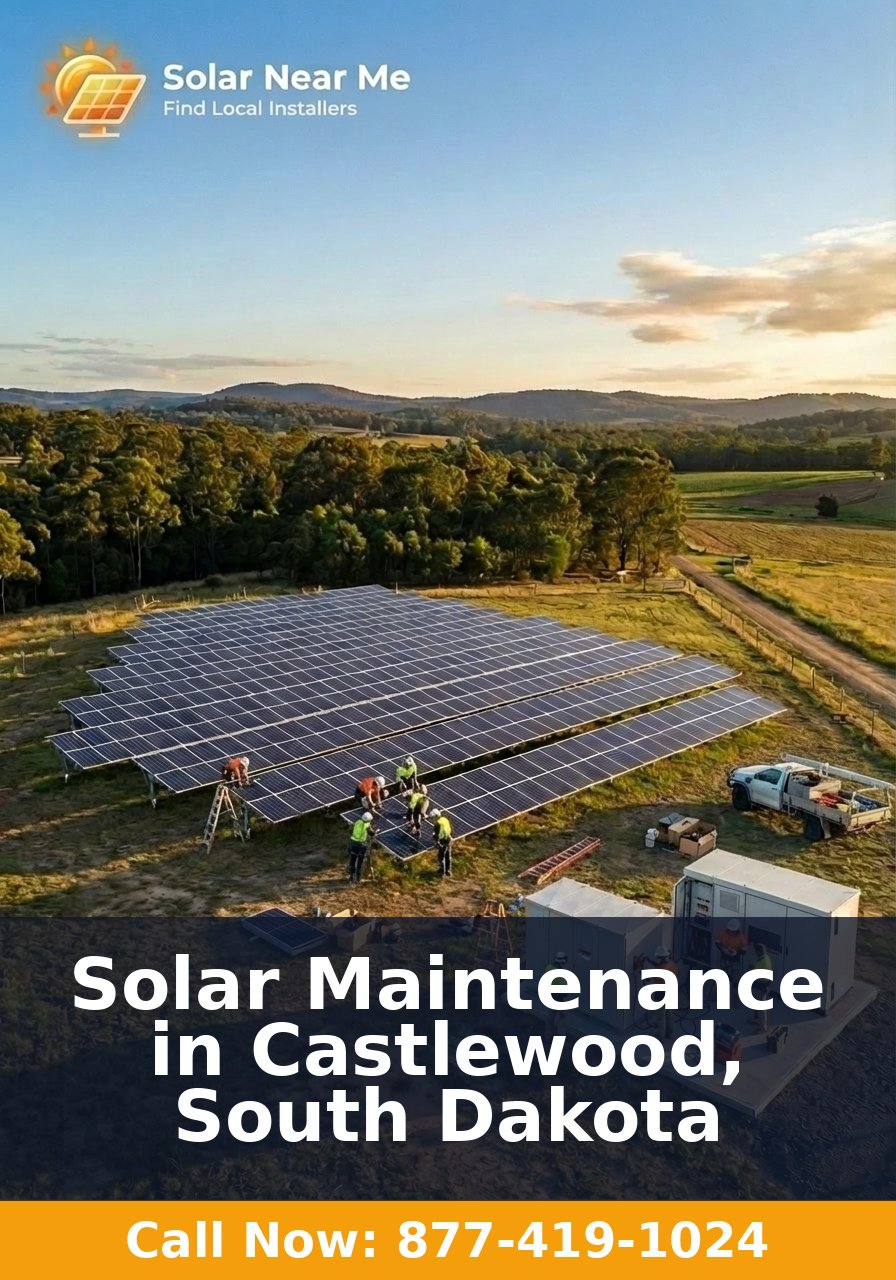 Solar Maintenance in Castlewood, South Dakota