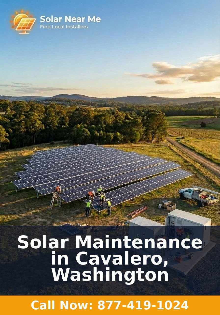 Solar Maintenance in Cavalero, Washington