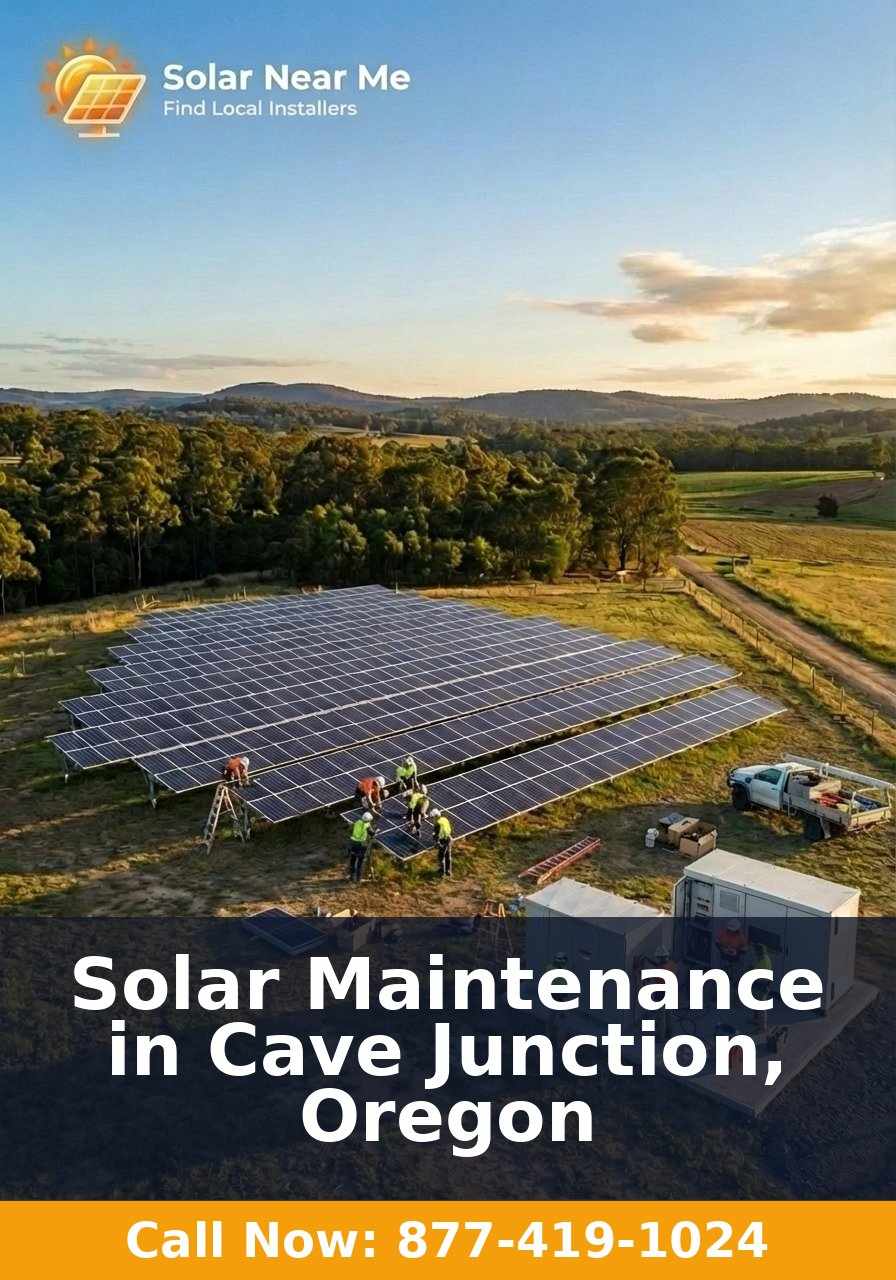 Solar Maintenance in Cave Junction, Oregon