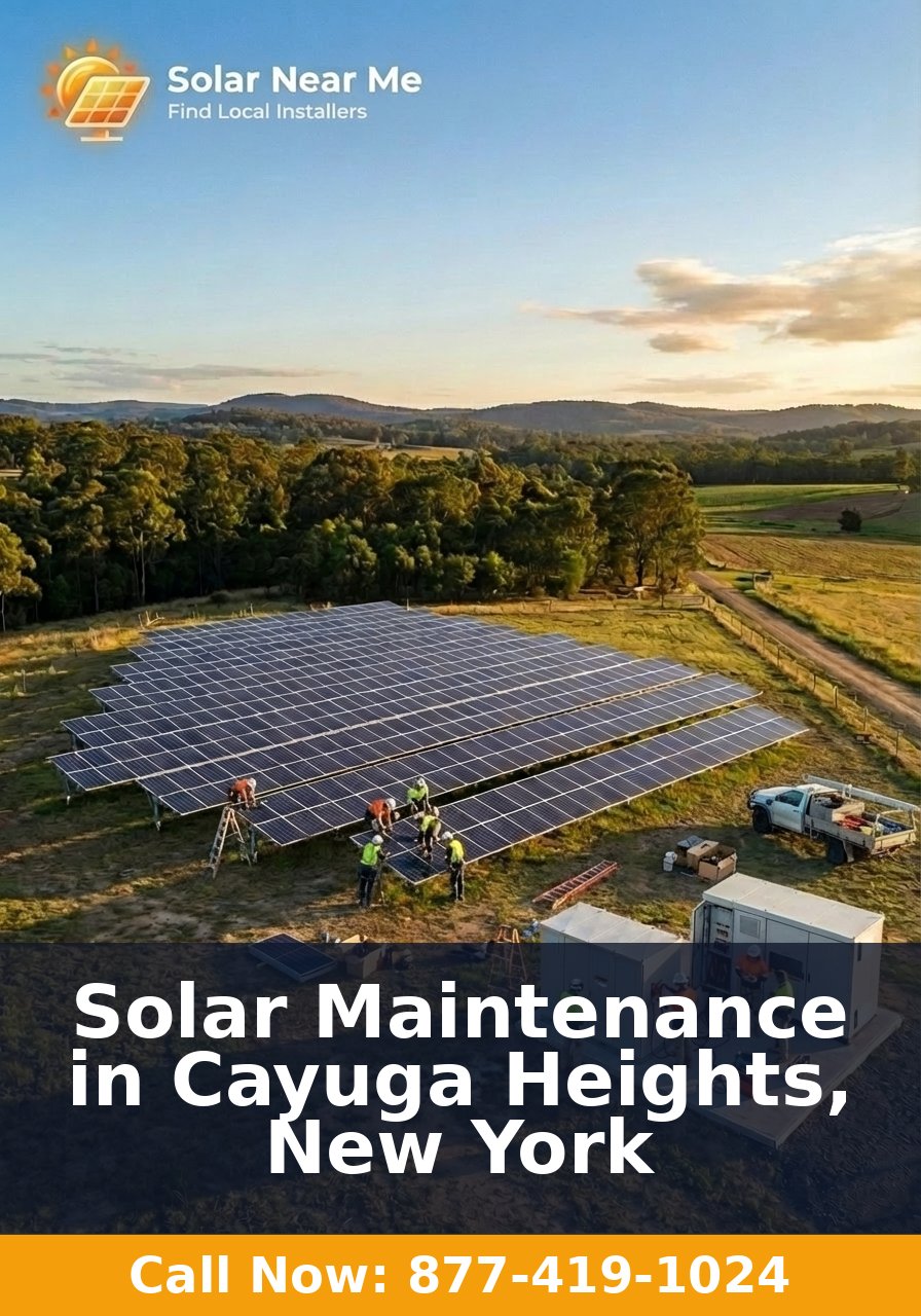 Solar Maintenance in Cayuga Heights, New York