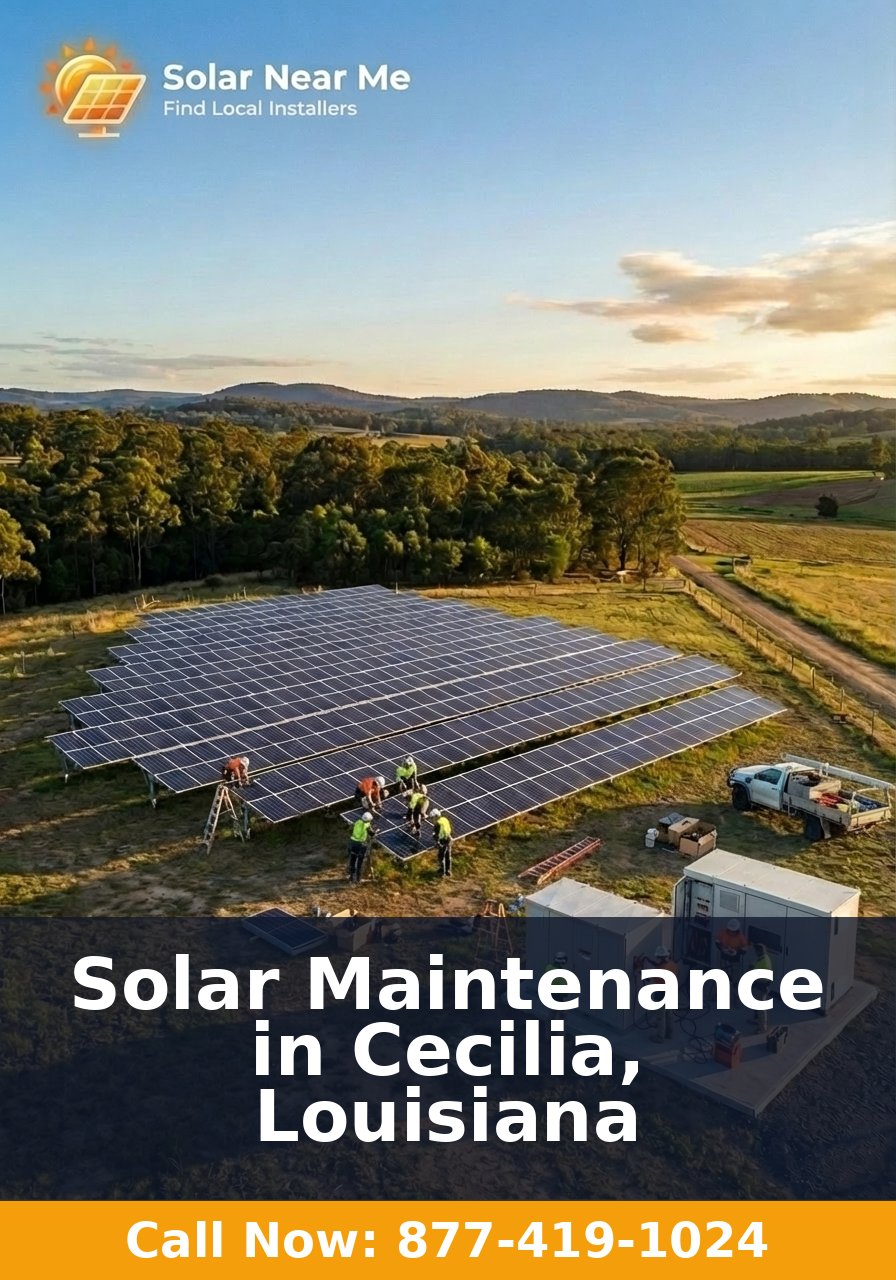 Solar Maintenance in Cecilia, Louisiana