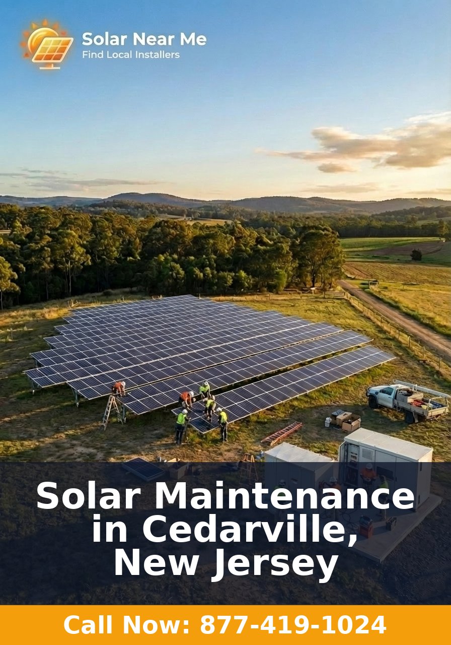 Solar Maintenance in Cedarville, New Jersey