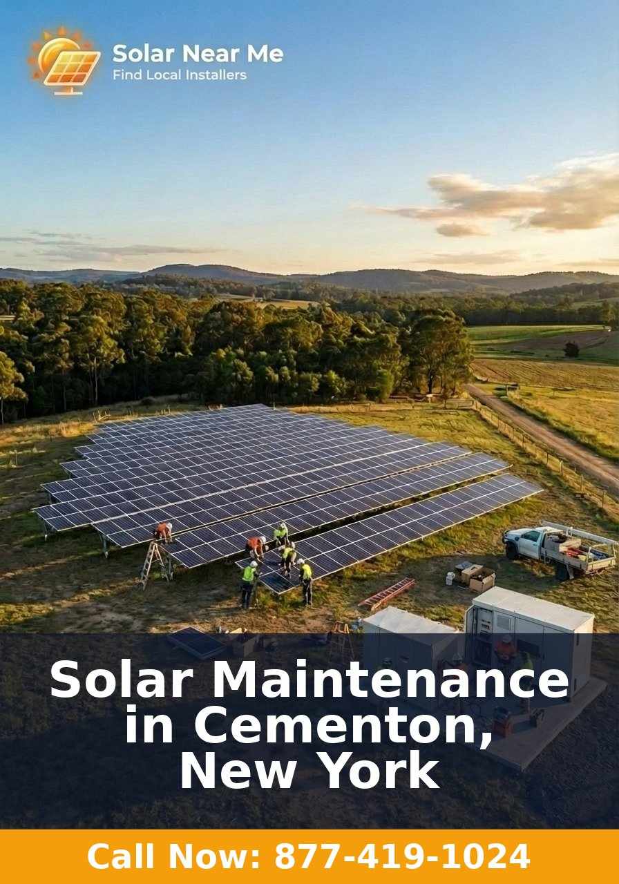 Solar Maintenance in Cementon, New York